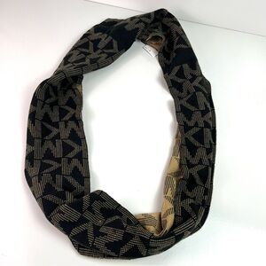 Michael Kors Logo Infinite Scarf Brown Tan New with Tags
